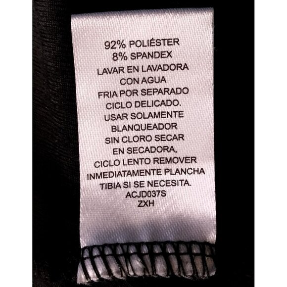 Derek Heart Womens Black Ribbed Cutout Knot Dress Size XL - Picture 10 of 10